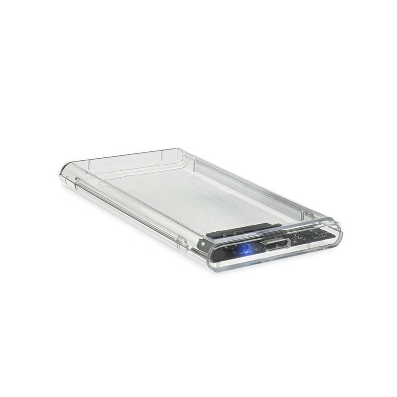 Case para HD Externo 2.5" transparente - SATA USB 3.0