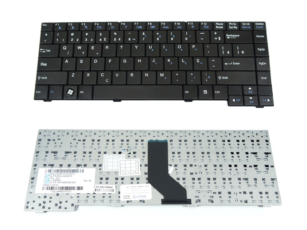 Teclado notebook LG R490 MP-09M26PA-9201