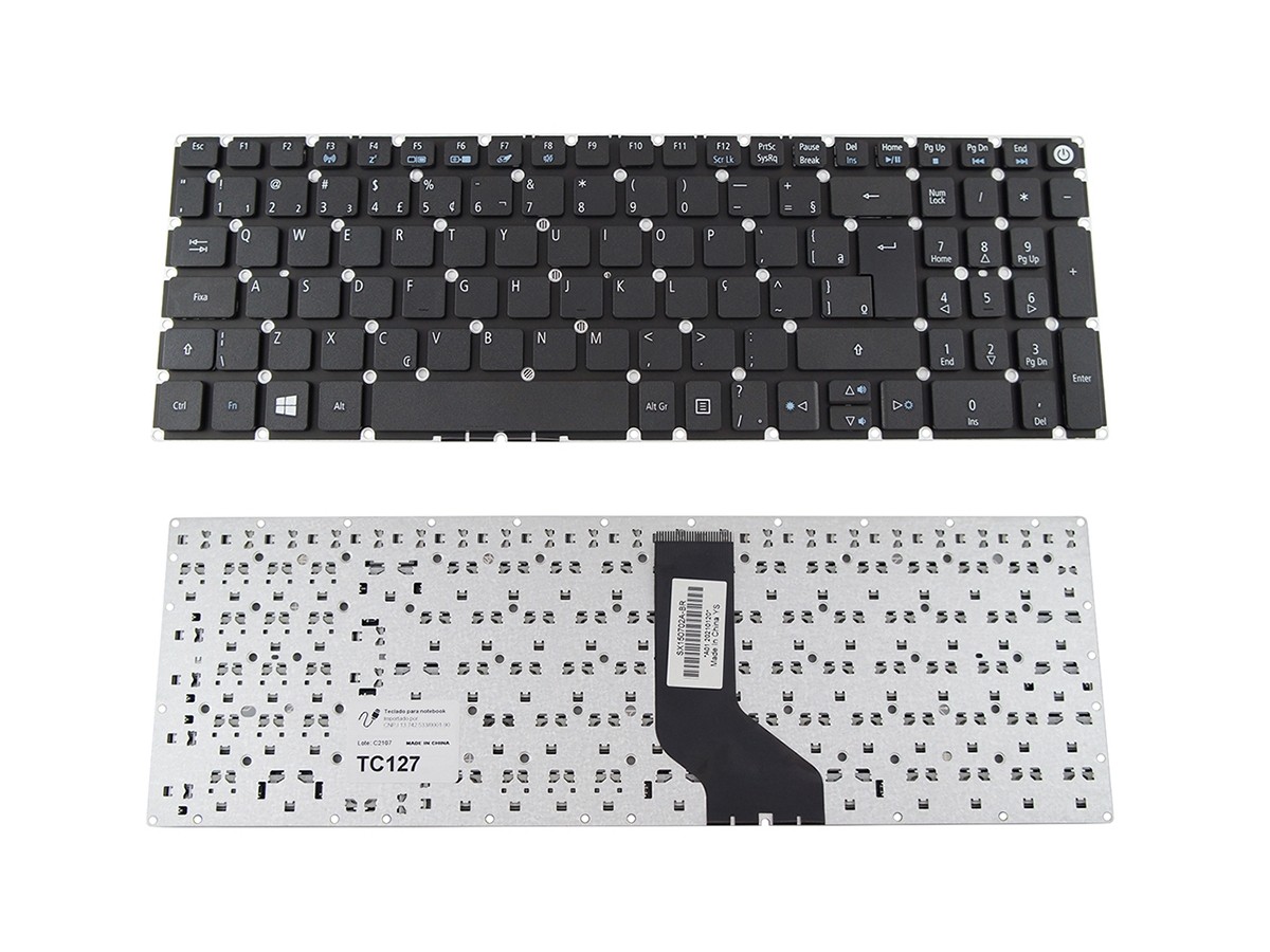 Teclado para notebook Acer Aspire A315-51 A315-53 A315-53-55DD | Plug ...