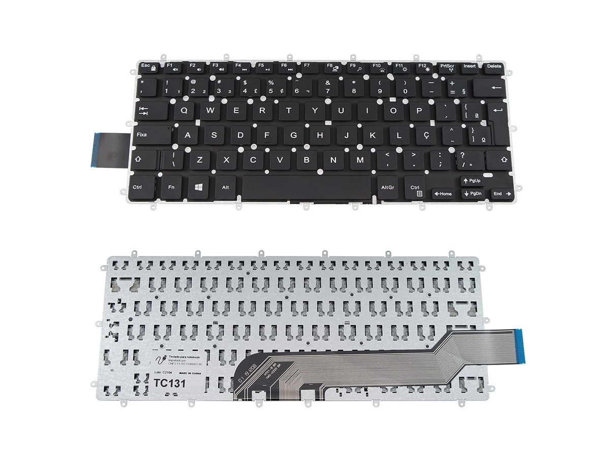 Teclado para notebook Dell Inspiron P61F P69G P74G PK131Q12A44